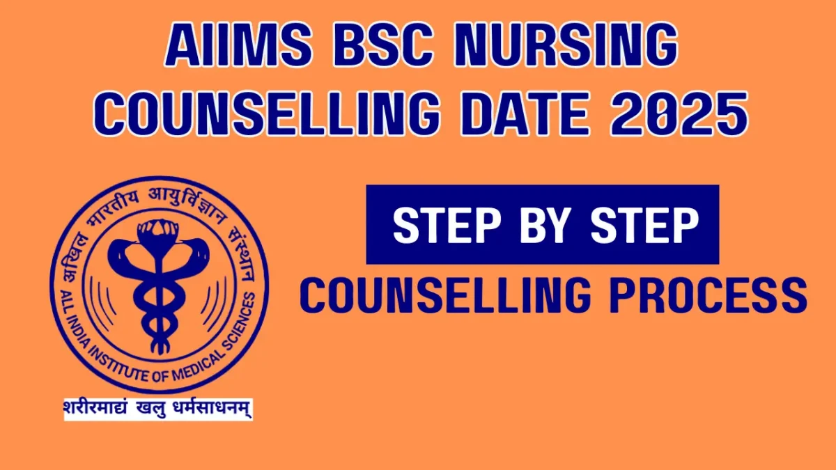 AIIMS BSC Nursing Counselling 2025